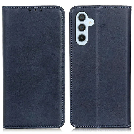 For Samsung Galaxy A26 5G Case Split Leather Flip Wallet Phone Cover - Blue