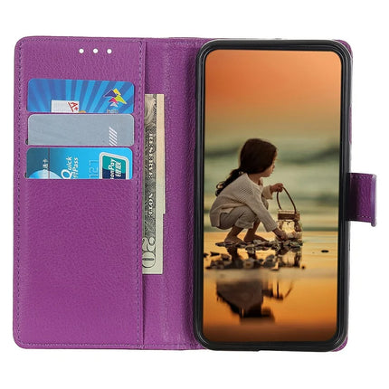 For Samsung Galaxy A26 5G Wallet Case PU Leather Phone Cover Litchi Texture