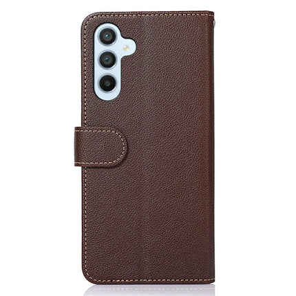 KHAZNEH For Samsung Galaxy A26 5G Case RFID Blocking Wallet PU Leather Phone Cover