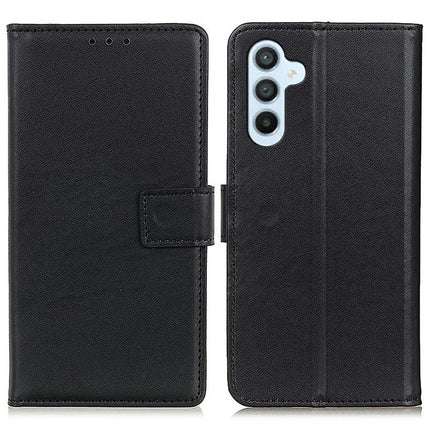 For Samsung Galaxy A26 5G Case Card Slots PU Leather Flip Stand Phone Cover - Black