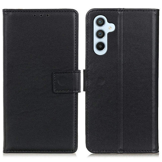 For Samsung Galaxy A26 5G Case Card Slots PU Leather Flip Stand Phone Cover - Black