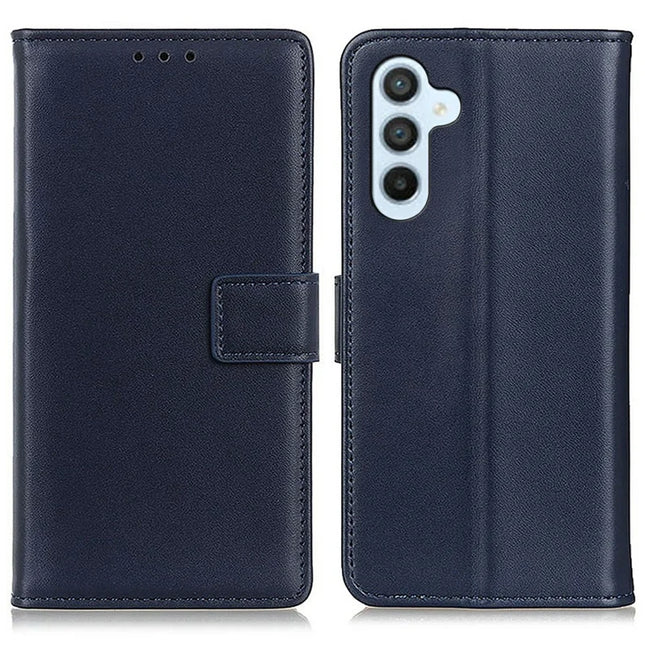 For Samsung Galaxy A26 5G Case Card Slots PU Leather Flip Stand Phone Cover - Blue