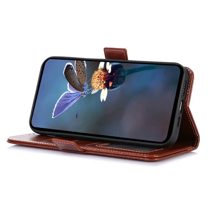 ABEEL For Samsung Galaxy A26 5G Case PU Leather Crazy Horse Texture Wallet Phone Cover