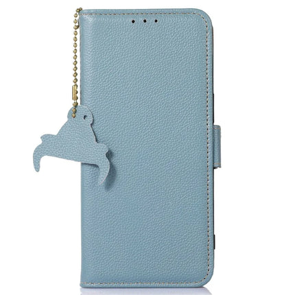 For Samsung Galaxy A26 5G Case RFID Blocking Textured Genuine Cow Leather Phone Cover