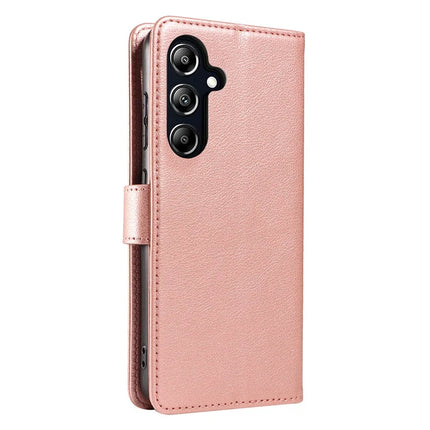 For Samsung Galaxy A36 5G Leather Case Litchi Texture RFID Blocking Wallet Stand Phone Cover