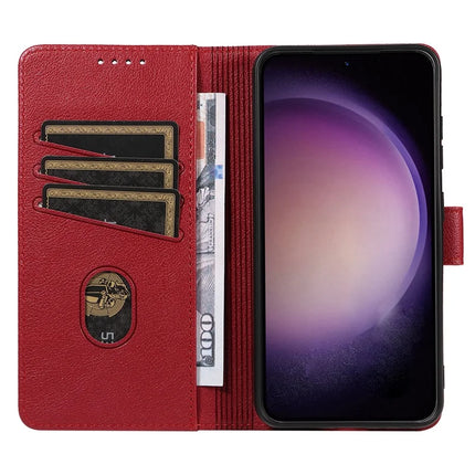 For Samsung Galaxy A36 5G Leather Case Litchi Texture RFID Blocking Wallet Stand Phone Cover