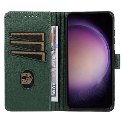 For Samsung Galaxy A36 5G Leather Case Litchi Texture RFID Blocking Wallet Stand Phone Cover