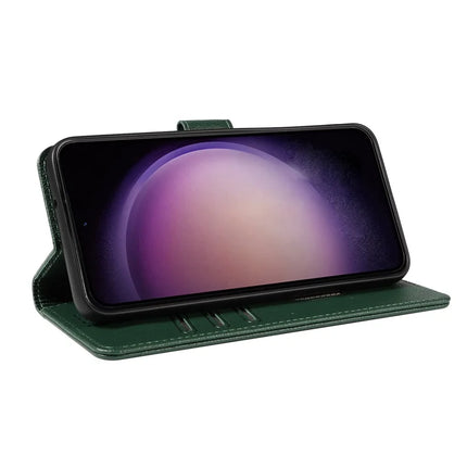 For Samsung Galaxy A36 5G Leather Case Litchi Texture RFID Blocking Wallet Stand Phone Cover