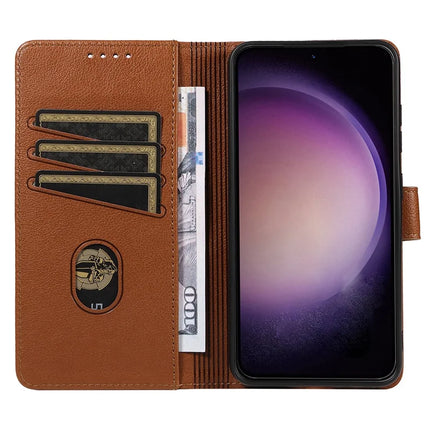 For Samsung Galaxy A36 5G Leather Case Litchi Texture RFID Blocking Wallet Stand Phone Cover