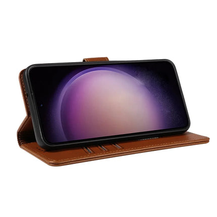 For Samsung Galaxy A36 5G Leather Case Litchi Texture RFID Blocking Wallet Stand Phone Cover