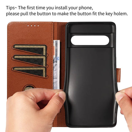 For Google Pixel 7 Pro 5G Leather Case Litchi Texture RFID Blocking Wallet Stand Phone Cover
