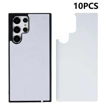 10Pcs / Pack For Samsung Galaxy S23 Ultra Case PC+TPU Phone Cover Support Heat Transfer Printing