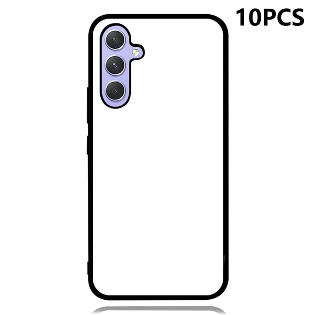 10Pcs / Pack For Samsung Galaxy S23 FE Case PC+TPU Phone Cover Support Heat Transfer Printing