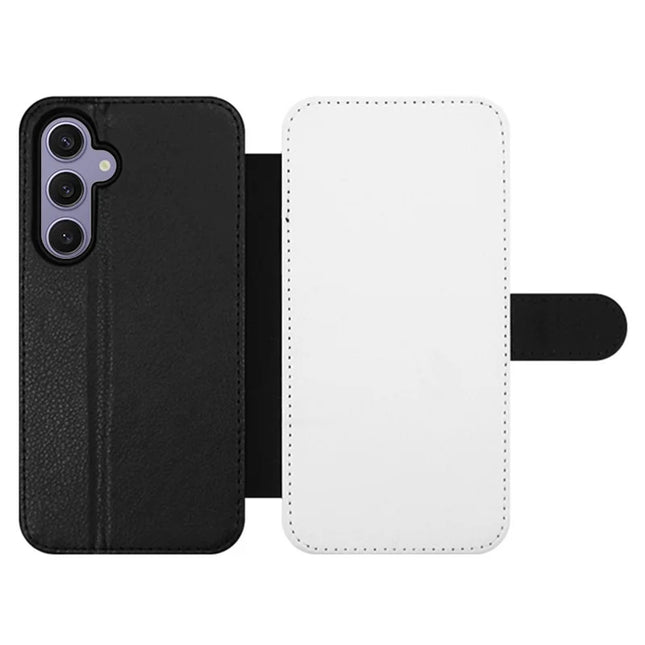 For Samsung Galaxy A16 5G / A16 4G Case PU Leather Sublimation Blank Smart Phone Cover with Card Holder