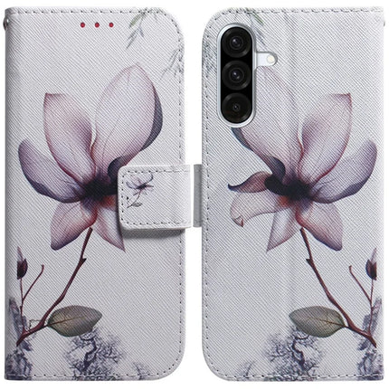 For Samsung Galaxy A26 5G Wallet Case Pattern Print Leather Phone Cover - Pink Flower