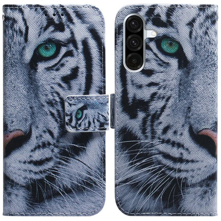 For Samsung Galaxy A26 5G Wallet Case Pattern Print Leather Phone Cover - Tiger