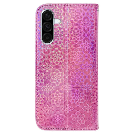 For Samsung Galaxy A26 5G Stand Case Dazzling Flower Leather Phone Cover
