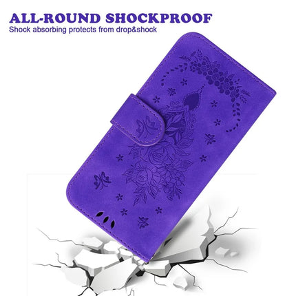 For Samsung Galaxy A56 5G  /  A36 5G Case PU Leather Wallet Phone Cover Butterfly Flower Imprint