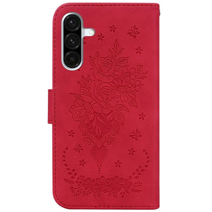 For Samsung Galaxy A56 5G  /  A36 5G Case PU Leather Wallet Phone Cover Butterfly Flower Imprint