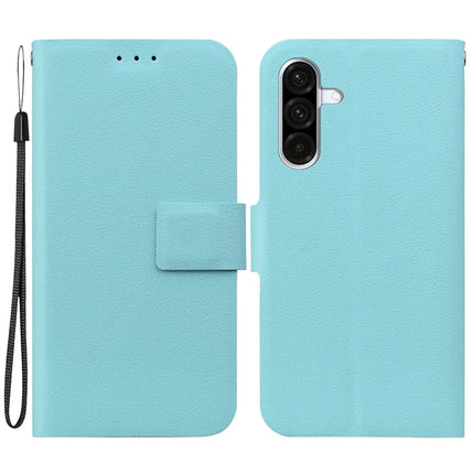 For Samsung Galaxy A56 5G  /  A36 5G Case Ultra-Thin PU Leather + TPU Phone Cover with Card Slot - Green