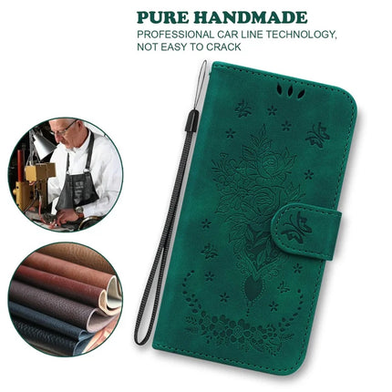 For OnePlus 13 Case PU Leather Wallet Phone Cover Butterfly Flower Imprint