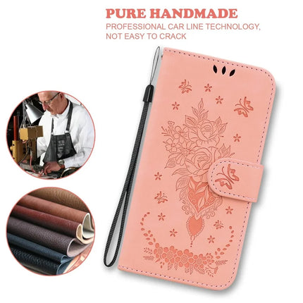 For OnePlus 13 Case PU Leather Wallet Phone Cover Butterfly Flower Imprint
