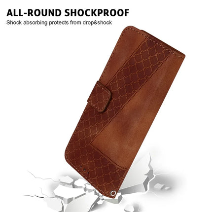 For OnePlus 13 Stand Case 7-Shaped Pattern Imprint Leather Phone Cover