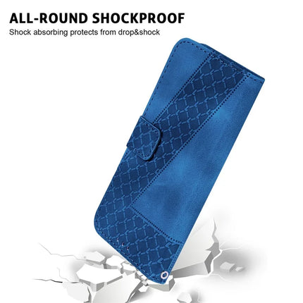 For OnePlus 13 Stand Case 7-Shaped Pattern Imprint Leather Phone Cover