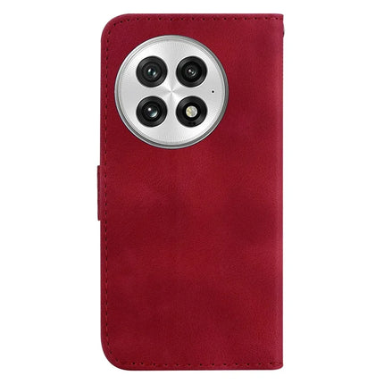 For OnePlus 13 Stand Case 7-Shaped Pattern Imprint Leather Phone Cover