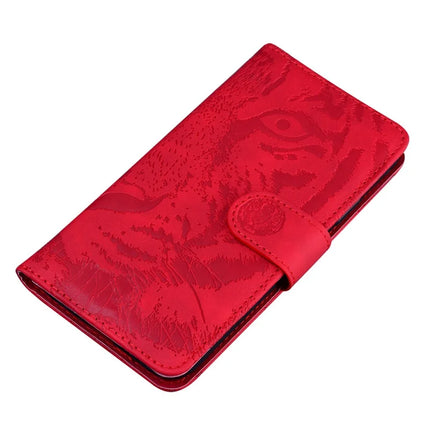 For OnePlus 13 Case Tiger Imprint Leather Wallet Phone Cover