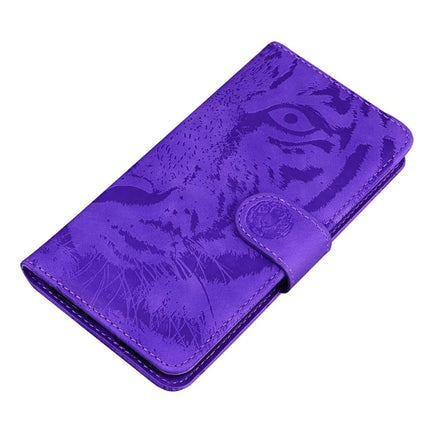 For OnePlus 13 Case Tiger Imprint Leather Wallet Phone Cover
