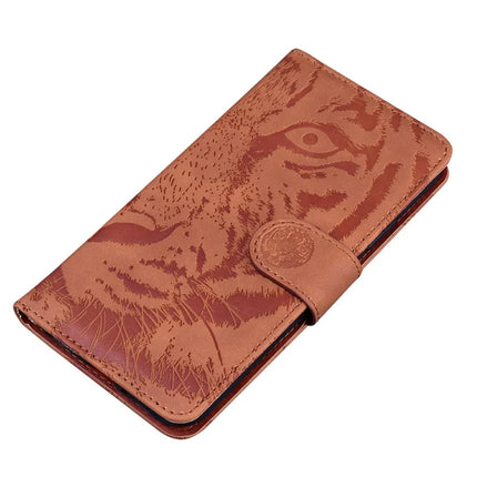 For OnePlus 13 Case Tiger Imprint Leather Wallet Phone Cover