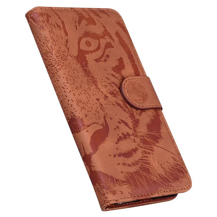 For OnePlus 13 Case Tiger Imprint Leather Wallet Phone Cover