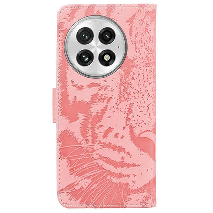 For OnePlus 13 Case Tiger Imprint Leather Wallet Phone Cover