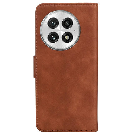 For OnePlus 13 Case Solid Color Leather Wallet Phone Cover