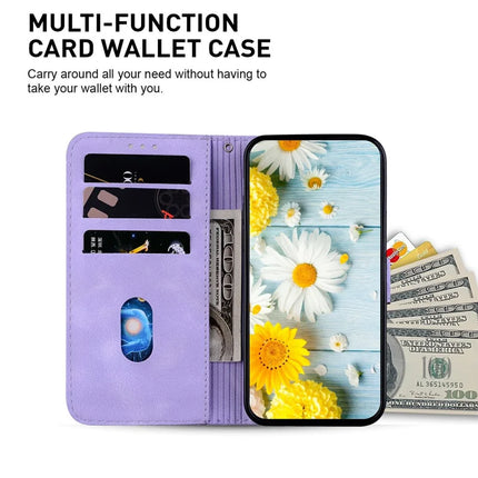 For OnePlus 13 Case Lily Flower Imprint Leather Phone Cover with Stand