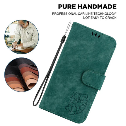 For OnePlus 13 Wallet Case Tiger Imprint Leather Shockproof Phone Cover