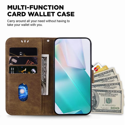 For OnePlus 13 Wallet Case Tiger Imprint Leather Shockproof Phone Cover