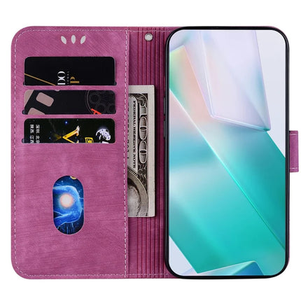 For OnePlus 13 Wallet Case Tiger Imprint Leather Shockproof Phone Cover