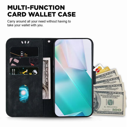 For OnePlus 13 Wallet Case Tiger Imprint Leather Shockproof Phone Cover