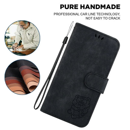 For OnePlus 13 Wallet Case Tiger Imprint Leather Shockproof Phone Cover
