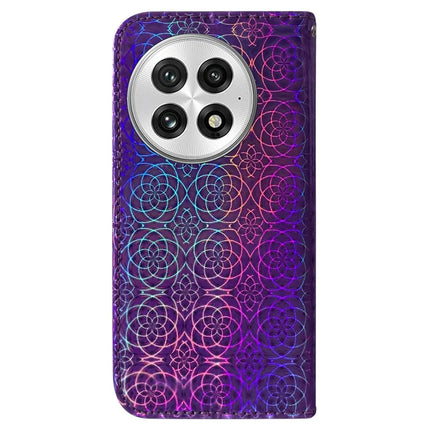 For OnePlus 13 Stand Case Dazzling Flower Leather Phone Cover