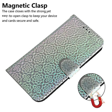 For OnePlus 13 Stand Case Dazzling Flower Leather Phone Cover