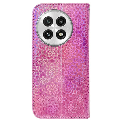 For OnePlus 13 Stand Case Dazzling Flower Leather Phone Cover
