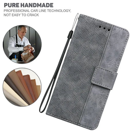 For OnePlus 13 Case Geometry Pattern Leather Wallet Phone Cover