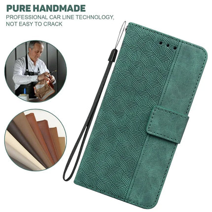 For OnePlus 13 Case Geometry Pattern Leather Wallet Phone Cover