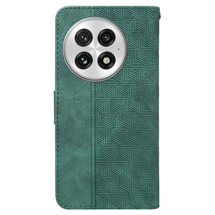 For OnePlus 13 Case Geometry Pattern Leather Wallet Phone Cover