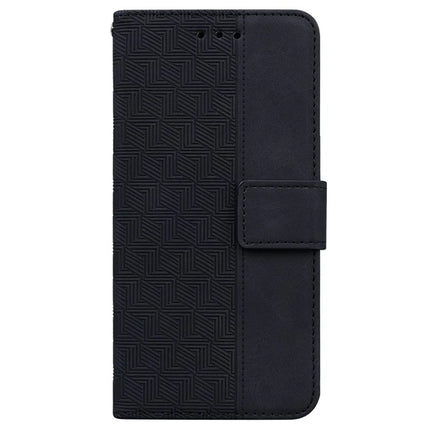 For OnePlus 13 Case Geometry Pattern Leather Wallet Phone Cover
