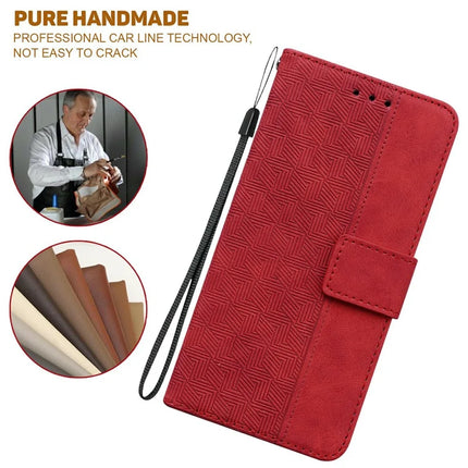 For OnePlus 13 Case Geometry Pattern Leather Wallet Phone Cover