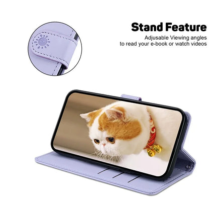 For OnePlus 13 Case RFID Blocking Kitten Pattern TPU+PU Leather Phone Cover
